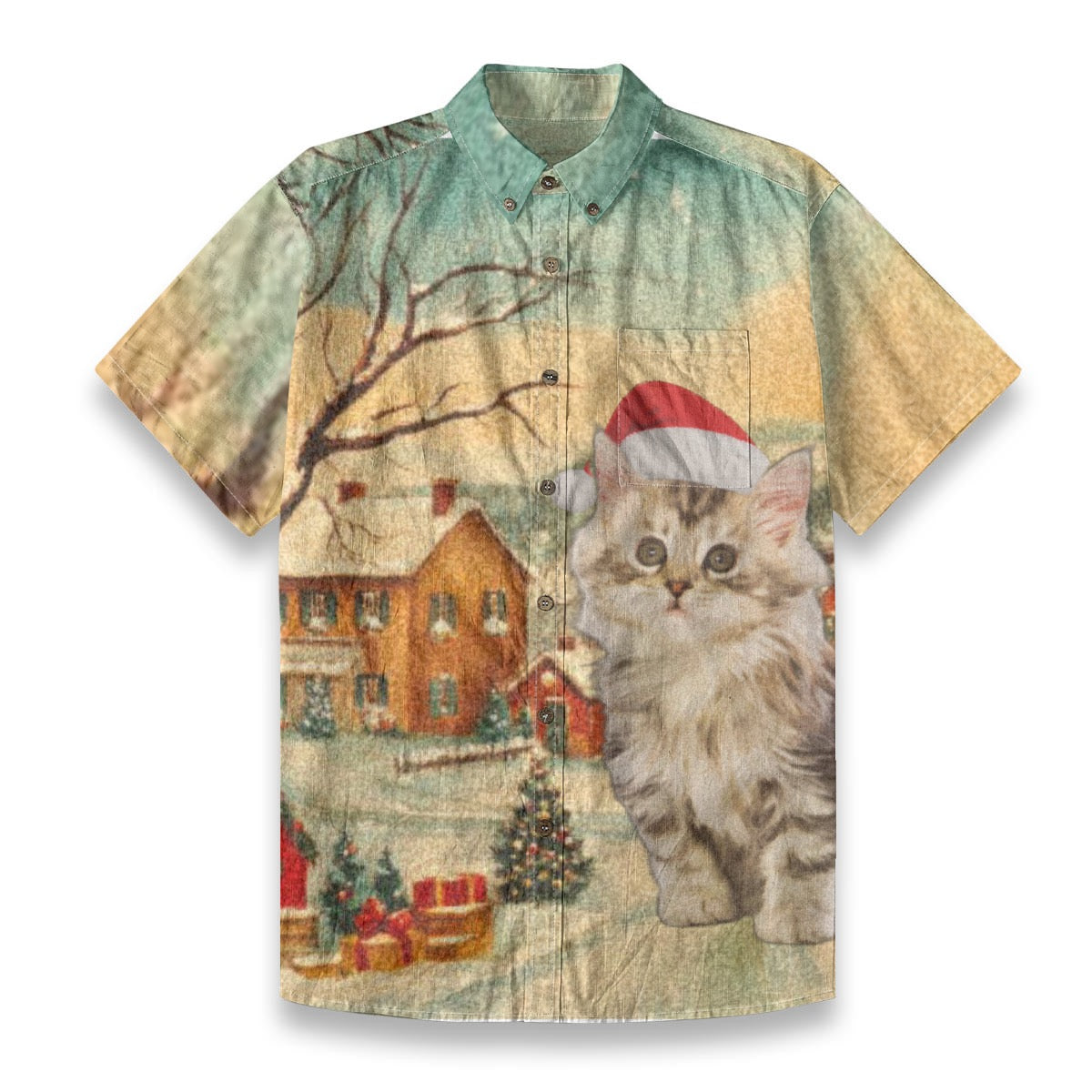 Santa Cat Shirt