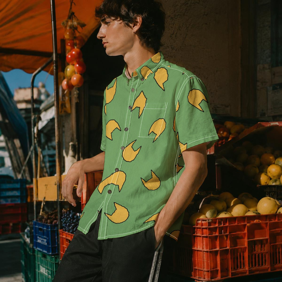 Kill Cat Button Up