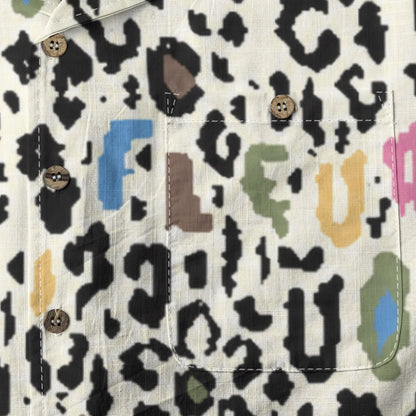 Digi Leopard Button Up