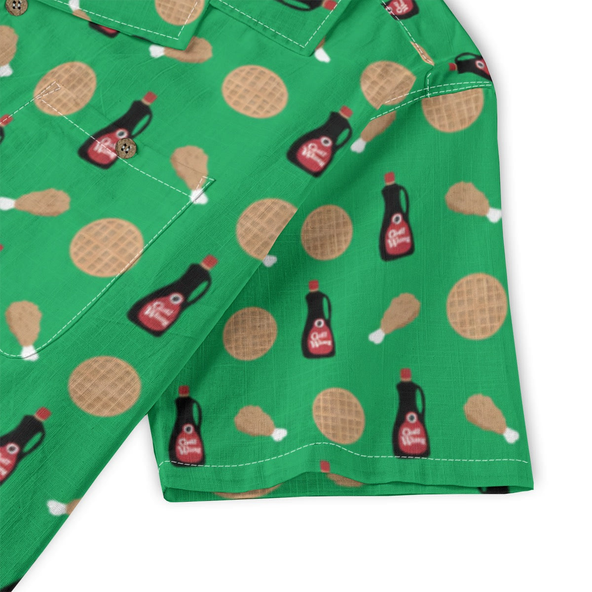 Chicken and Waffles Button Up
