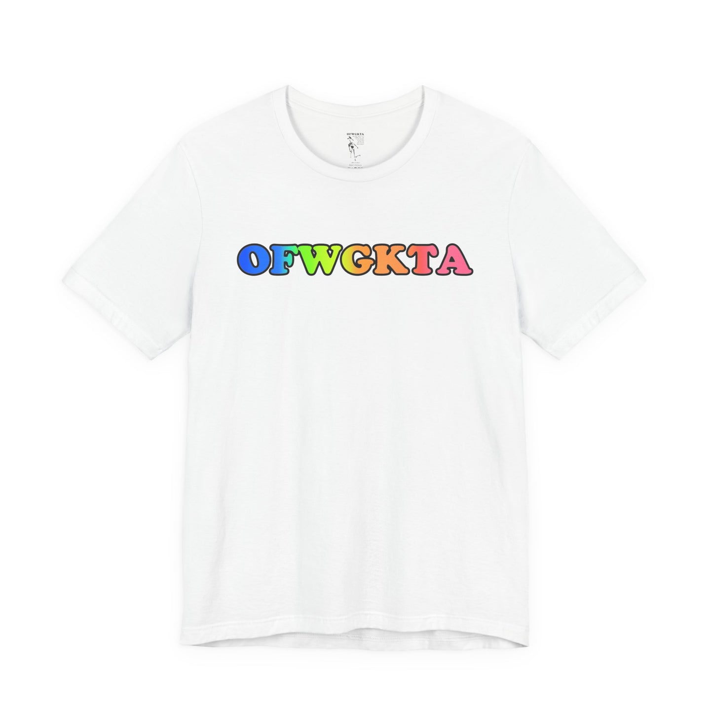 OFWGKTA Rainbow Text Tee