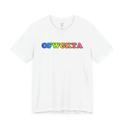OFWGKTA Rainbow Text Tee