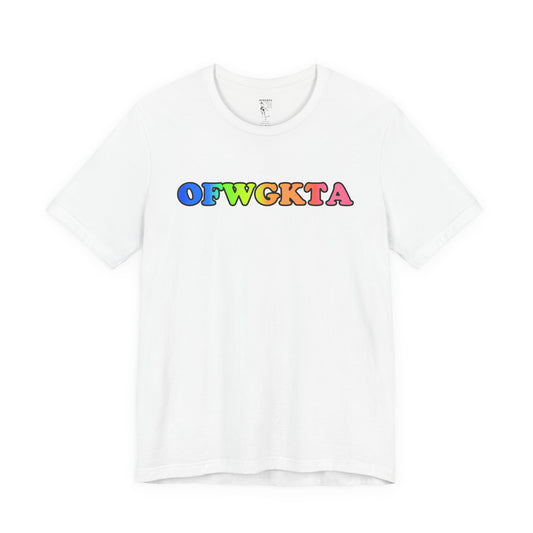 OFWGKTA Rainbow Text Tee