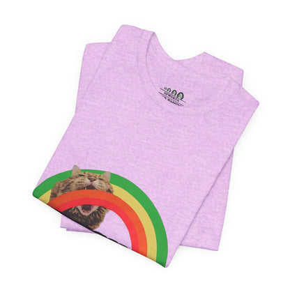Unisex OFWGKTA Rainbow Cat Tee