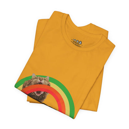 Unisex OFWGKTA Rainbow Cat Tee