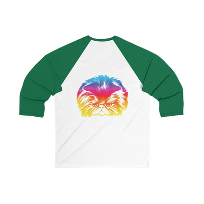 Adult Size Unisex Odd future Rainbow Cat Raglan Tee