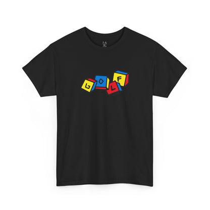 Golf Blocks Heavy Cotton Tee