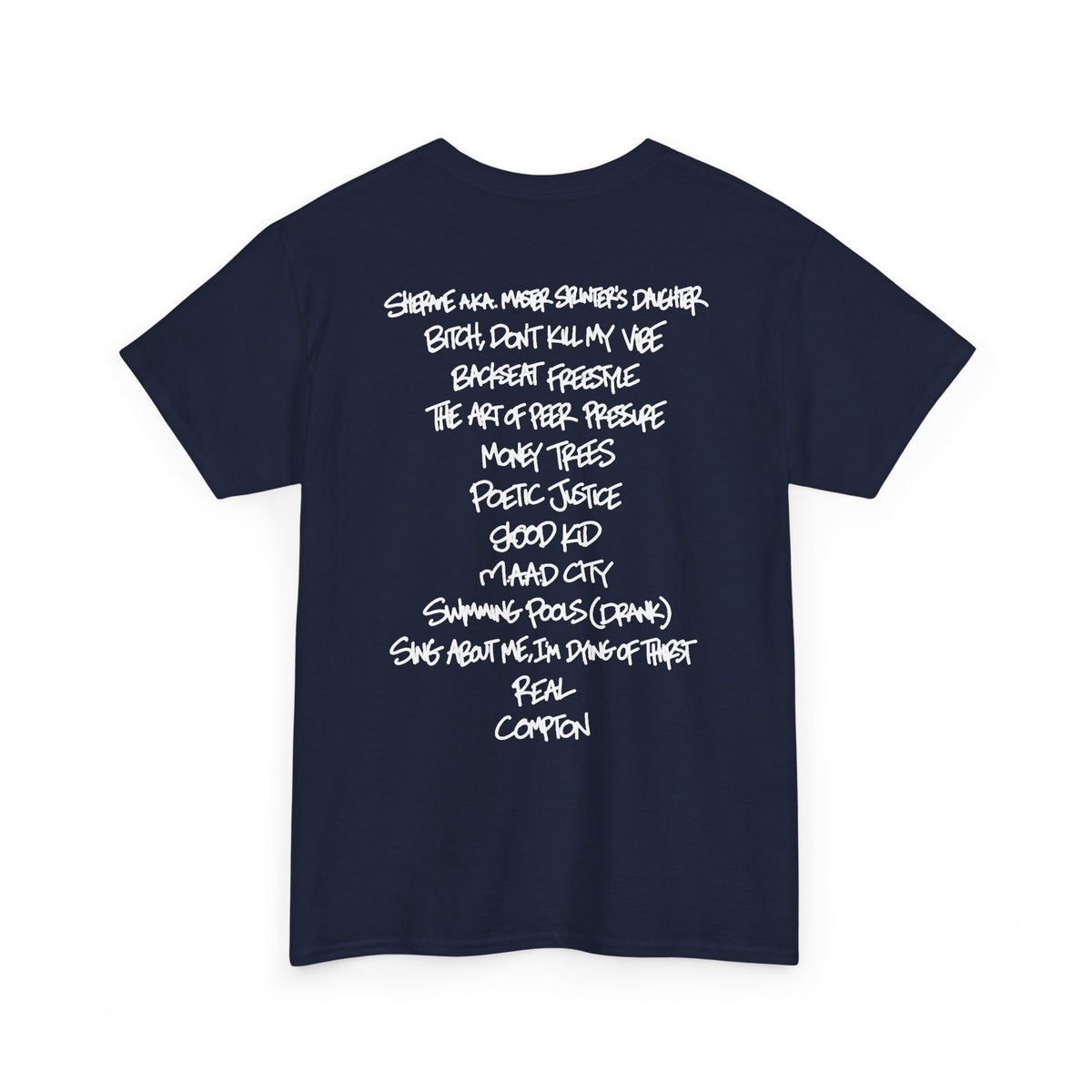 good kid, m.A.A.d city Tracklist Tee