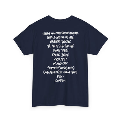 good kid, m.A.A.d city Tracklist Tee
