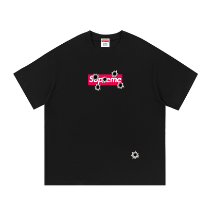Nate Lowman Box Logo Cotton Tee