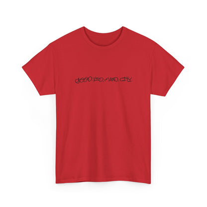 good kid, m.A.A.d city Tracklist Tee