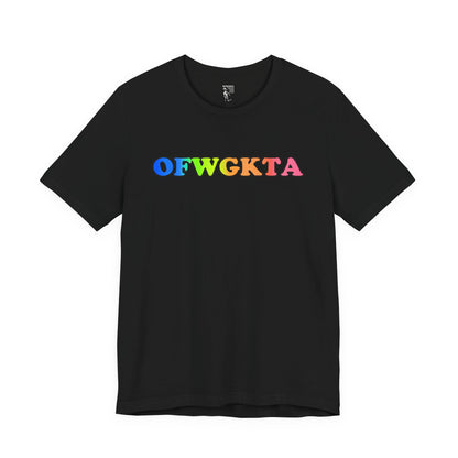 OFWGKTA Rainbow Text Tee