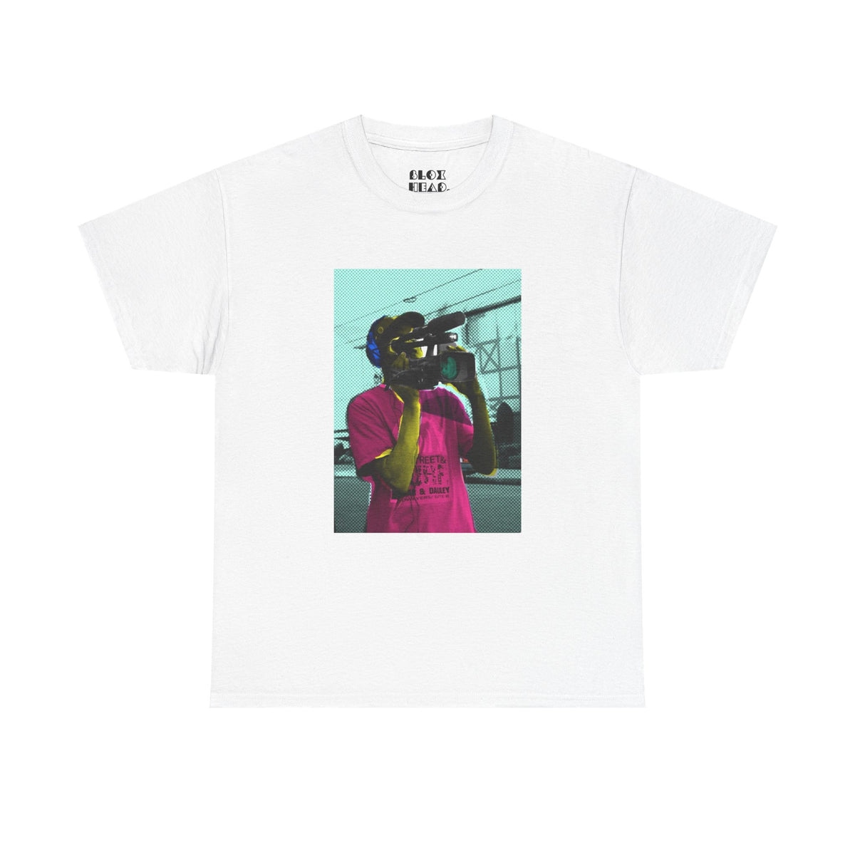 Bloxhead Camera Photo Heavy Cotton Tee