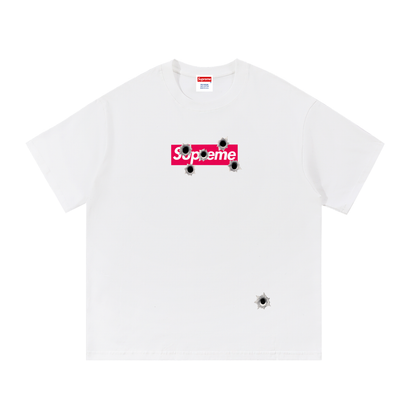 Nate Lowman Box Logo Cotton Tee