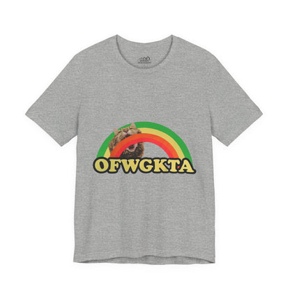 Unisex OFWGKTA Rainbow Cat Tee