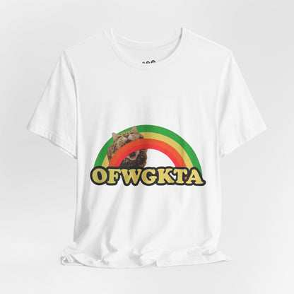 Unisex OFWGKTA Rainbow Cat Tee