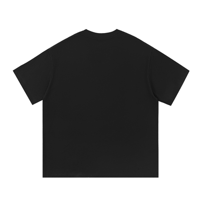 Purple Box Logo Cotton Tee (WOVEN TAG)