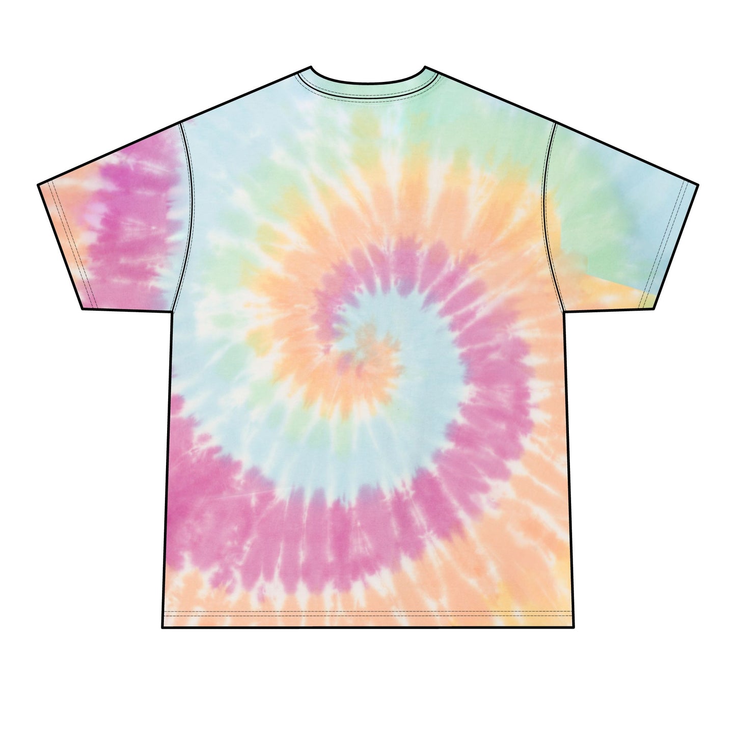 Tron Cat Tie-Dye Tee (NO TAG)