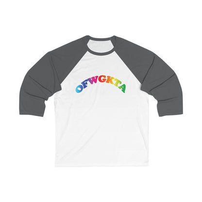 Adult Size Unisex Odd future Rainbow Cat Raglan Tee