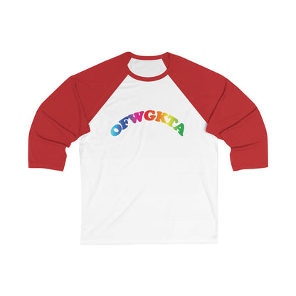 Adult Size Unisex Odd future Rainbow Cat Raglan Tee