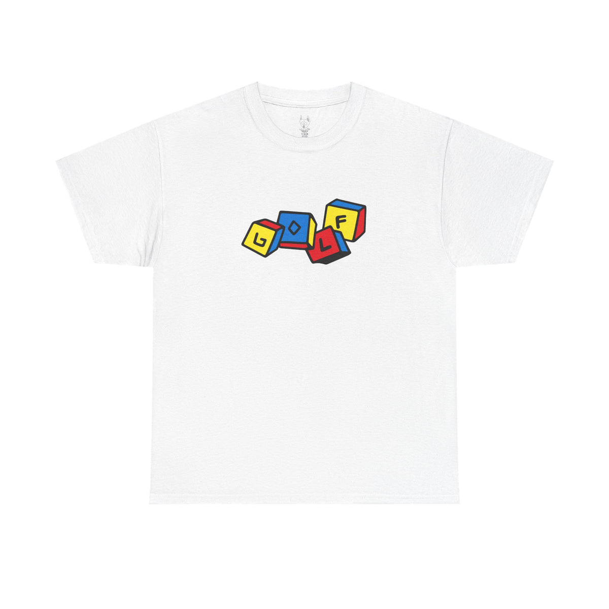 Golf Blocks Heavy Cotton Tee