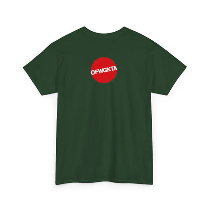 Jacked Green Cat Figure Heavy Cotton Tee