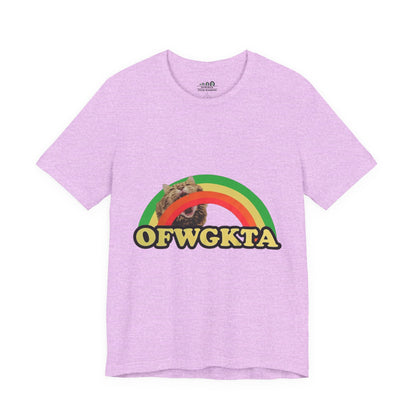 Unisex OFWGKTA Rainbow Cat Tee
