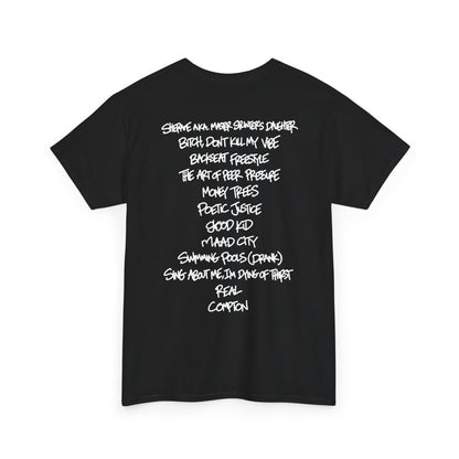 good kid, m.A.A.d city Tracklist Tee