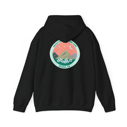Okaga, CA Cafe Hoodie