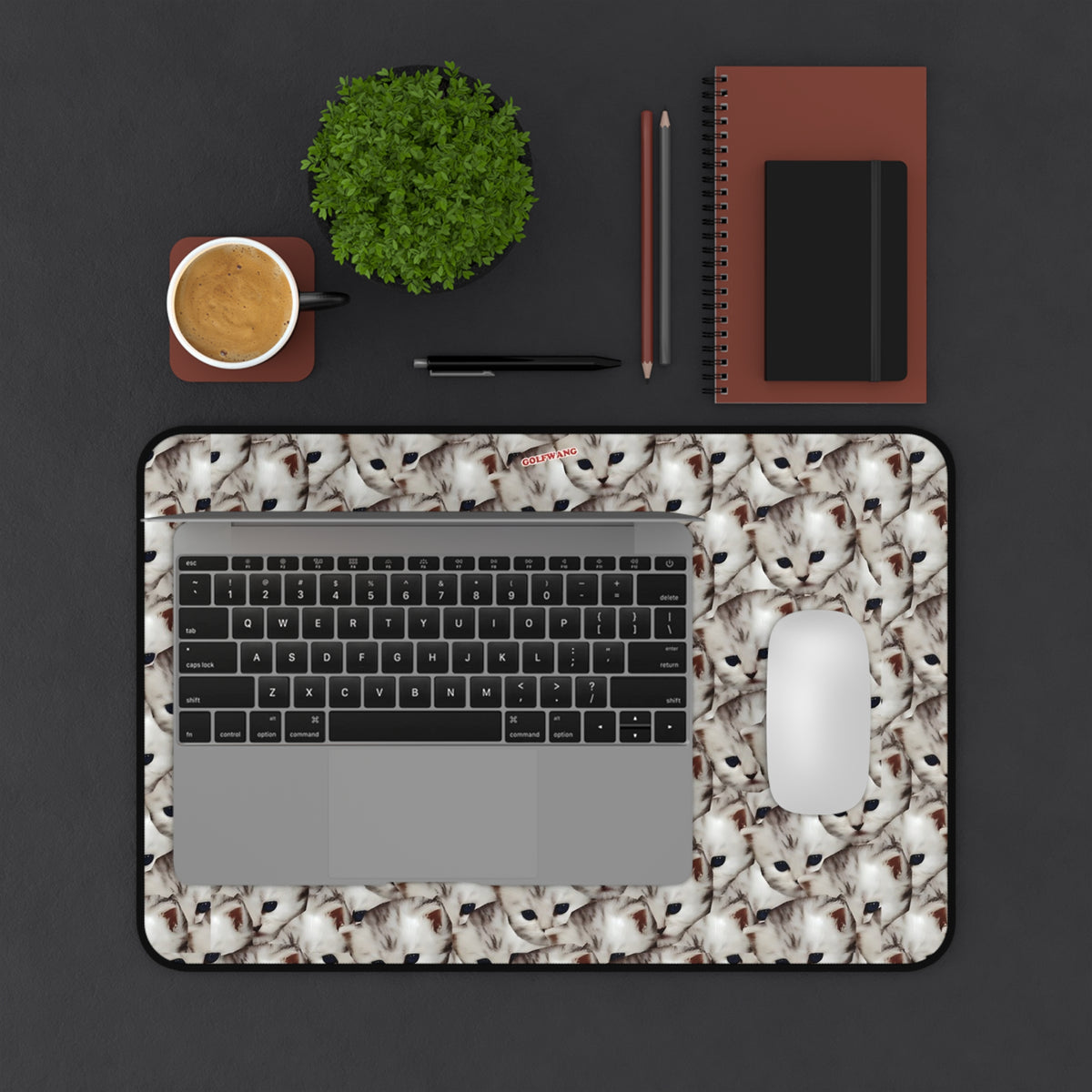 TRASH WANG Desk Mat