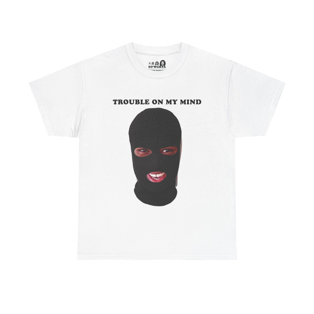 Trouble On My Mind Heavy Cotton Tee