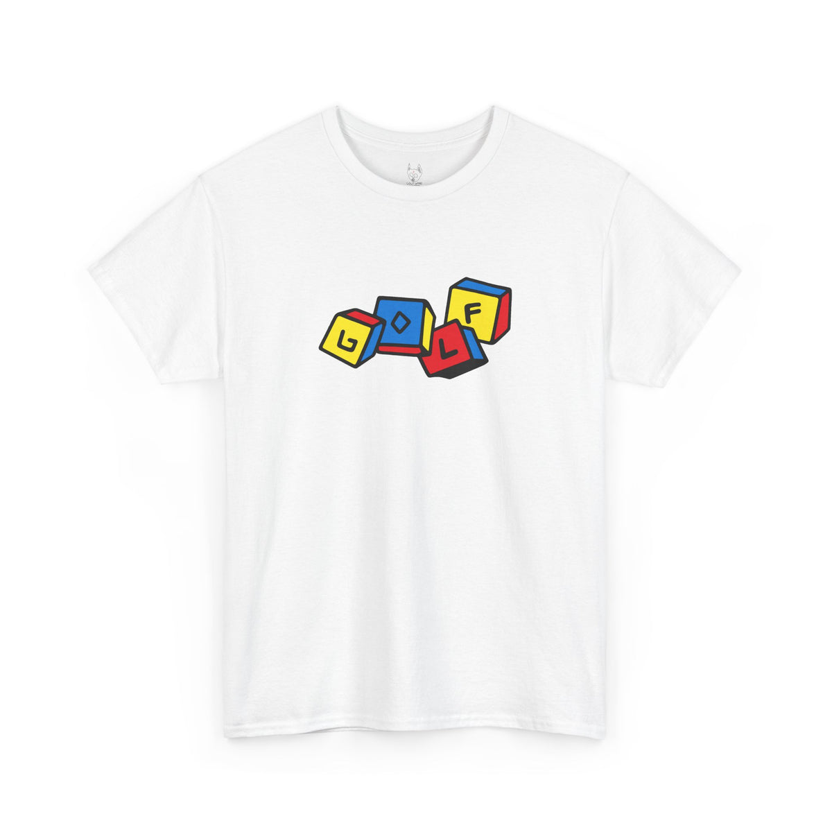 Golf Blocks Heavy Cotton Tee