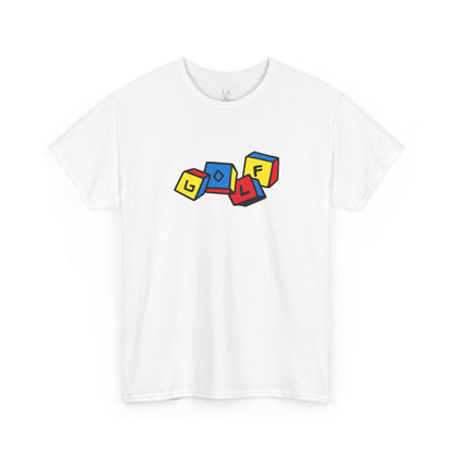 Golf Blocks Heavy Cotton Tee