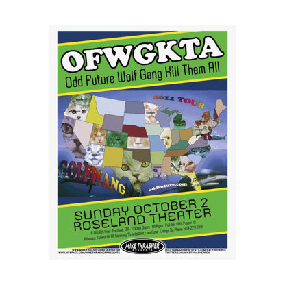 OFWGKTA US Tour Poster