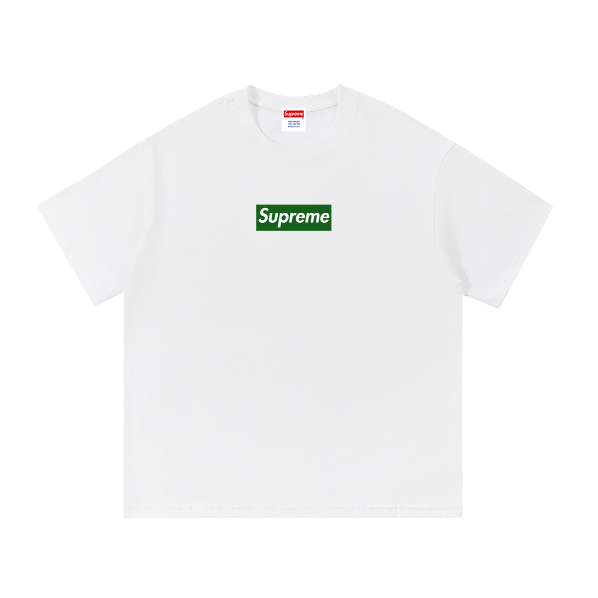Green Box Logo Cotton Tee