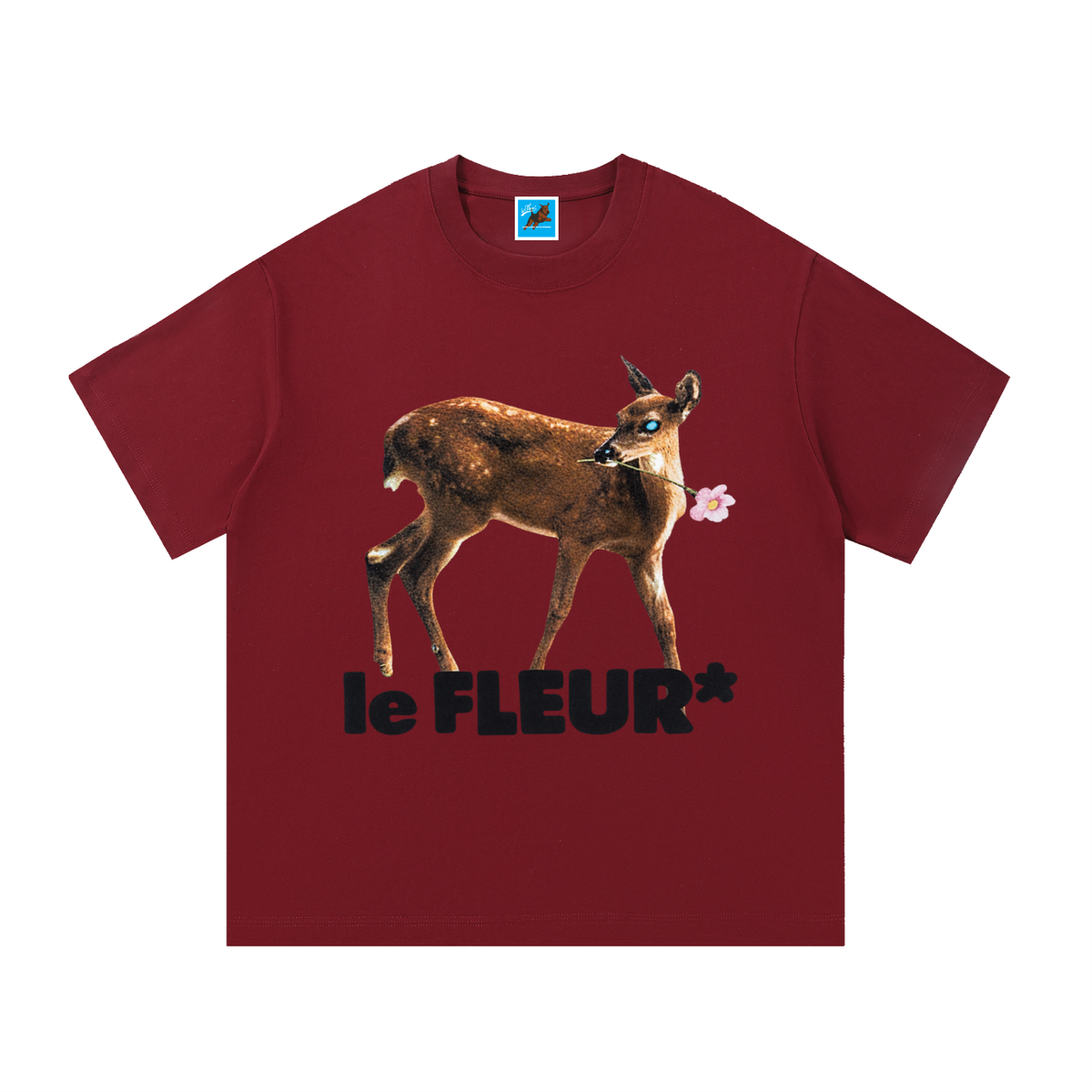 Le Fleur Deer Cotton Tee