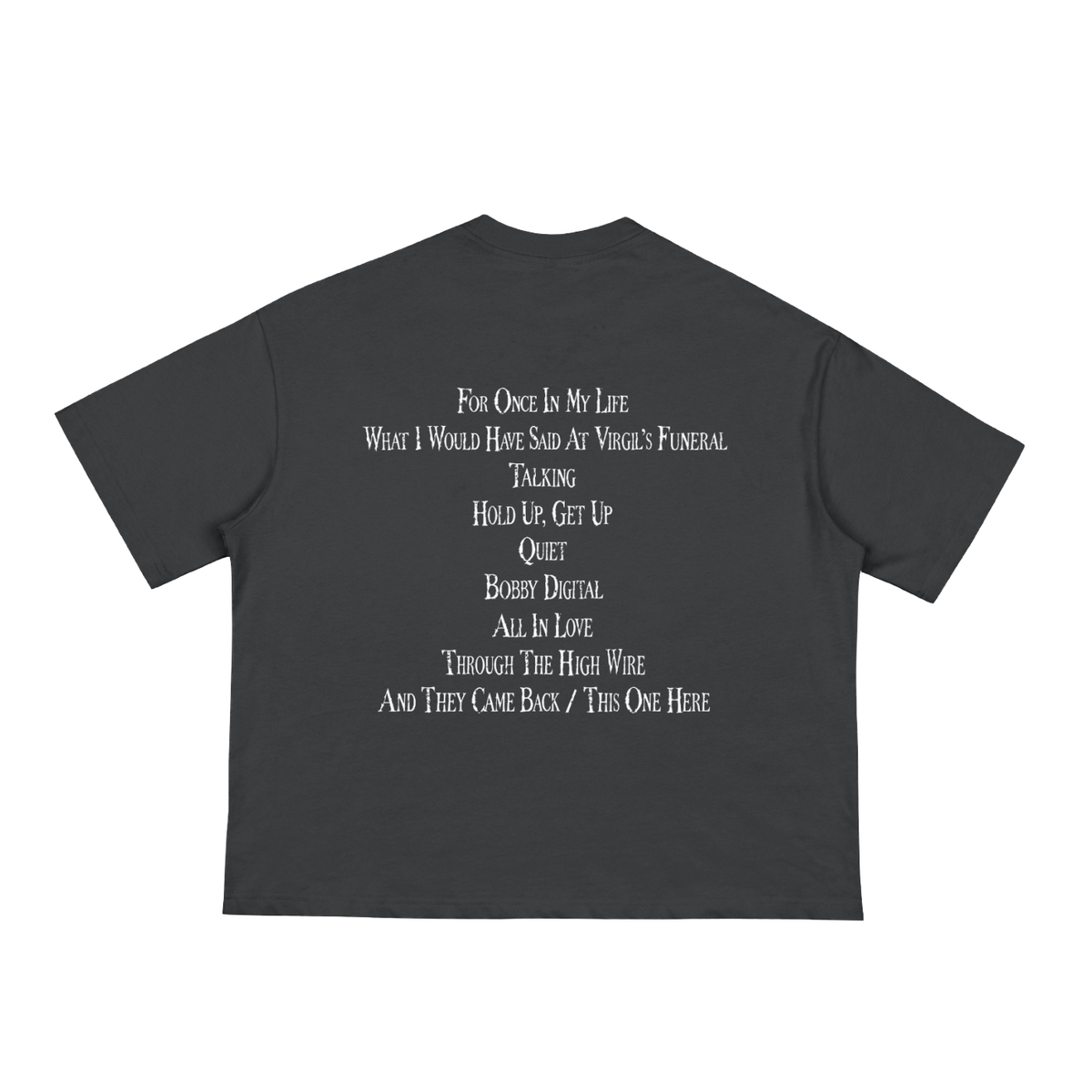 War Tracklist Tee
