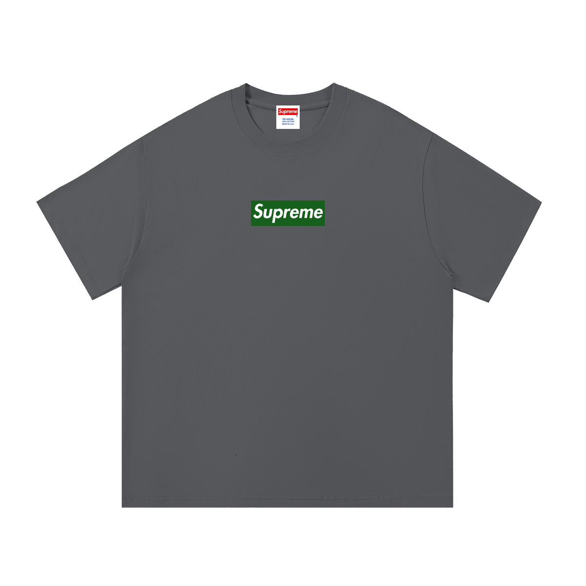 Green Box Logo Cotton Tee