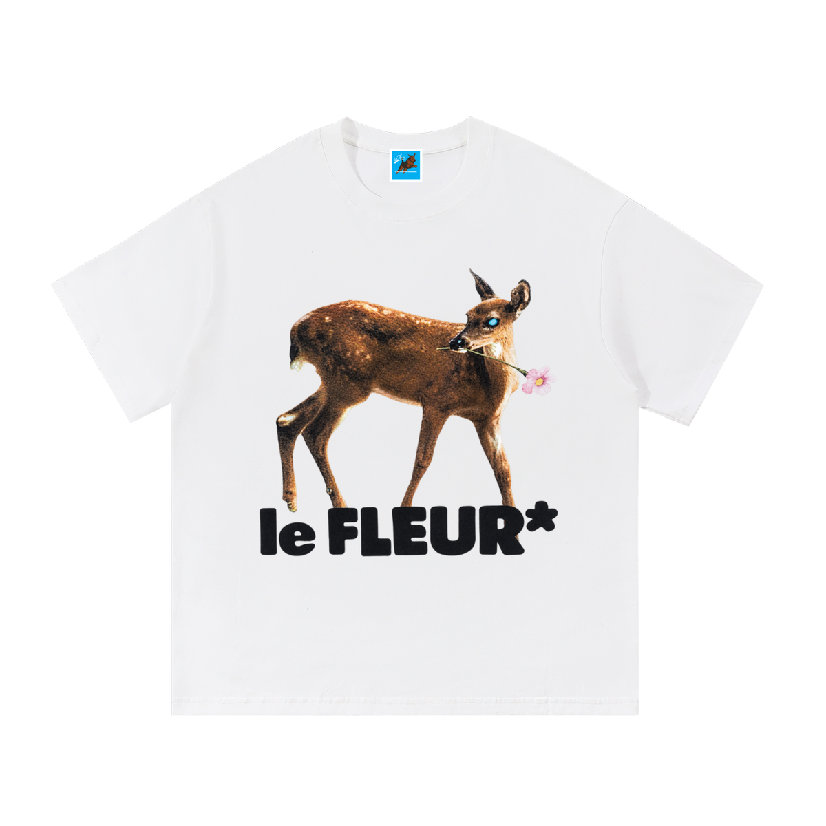 Le Fleur Deer Cotton Tee