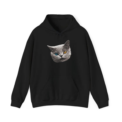 Shark Cat Hoodie mockup 1