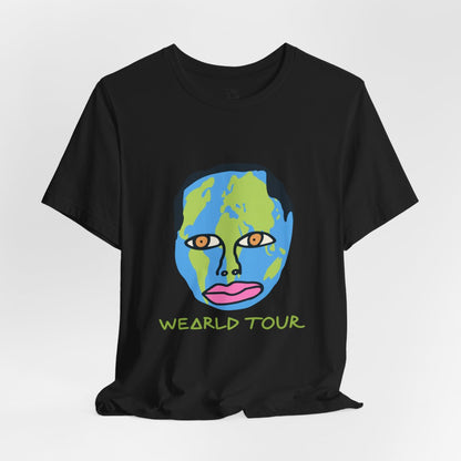 Unisex WEARLD TOUR (Earth Earl Logo Ver) Tee mockup 8