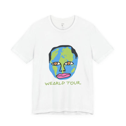 Unisex WEARLD TOUR (Earth Earl Logo Ver) Tee mockup 1