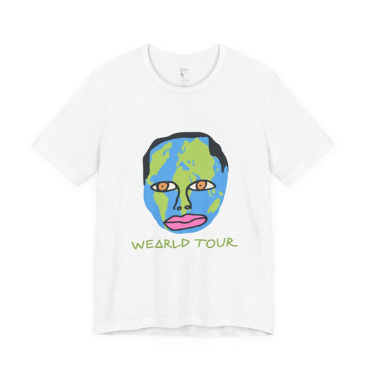 Unisex WEARLD TOUR (Earth Earl Logo Ver) Tee mockup 1